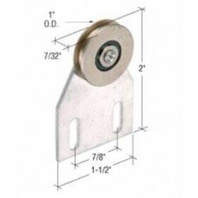 B537 Crl Sliding Screen Door Top Hung Steel Roller 1-1/2 Inch Wide For Fullview Doors