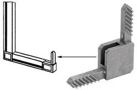 Cd35m Crl Crl-sash Gray Square Storm Window Corner For Cut Fabrication