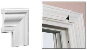 Cnrclp1 Crl C.r. Laurence White Trimquick Corner Clip For Tq356w Vinyl Window C