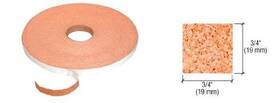 Csp34x132 Crl 3/4 Inch X 1/32 Cork Tabs On A Roll