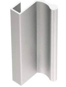 D646a Crl Satin Anodized 6 Inch Aluminum Pull With 7/16 Lip For Sliding Glass And Panel