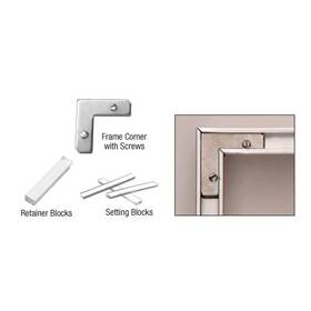 Dmf144h Crl Decorative Mirror Frame Hardware Pack -