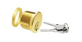 Dra10pb Crl Polished Brass Mortise Keyed Cylinder By Cr Laurence