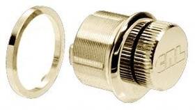 Dra22pb Crl C.r. Laurence Polished Brass Mortised Low Profile Thumbturn