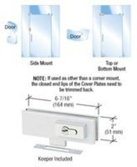 Eur205a Crl C.r. Laurence Satin Anodized Eur Series Complete Patch Lock Includi