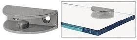 Fa12bn Crl Brushed Nickel Finish Solid Brass Rounded Glass Shelf Clamp