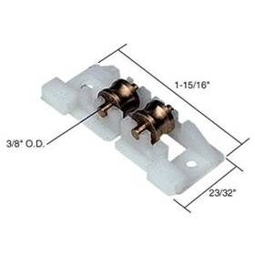 G3131 Crl Sling Window Roller With Dual 3/8 Inch Brass Wheels For Merzon Windows