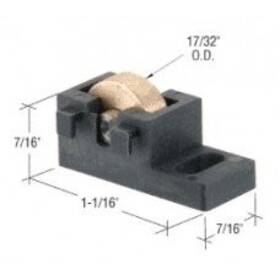 G3151 Crl Sliding Window Roller With 17/32 Brass Wheel - Rollyson Series 400