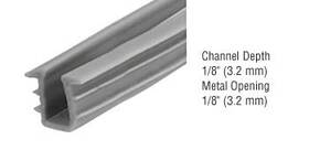 Gc800c Crl Glazing Vinyl 1/8 Inch Channel Depth Metal Opening - 100ft Roll By Cr Laure