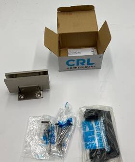 Gen074bn Crl Brushed Nickel Geneva Hinge Wall Mount Short Back Plate