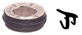Ggt12100 Crl 1/2 Inch Roll-in Epdm Gasket For Tapered Sidelite Rails - 100 Ft Roll
