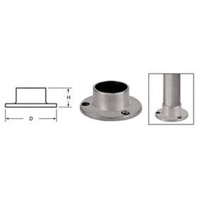 Hr10ybs Crl C.r. Laurence Brushed Stainless Full Flange For 1 Inch Tubing