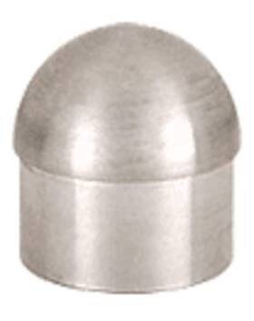 Hr15dbs Crl C.r. Laurence Brushed Stainless Dome End Cap For 1-1/2 Inch Tubing