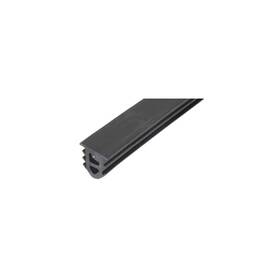 Lbsg100 Crl Black Top Rubber Gasket For Laminated Tempered Glass Base Shoe - 10