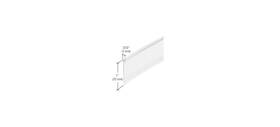 M6184 Crl Clear Round Top Inch Bulb Type Shower Door Bottom Seal And Sweep - 36 In Long