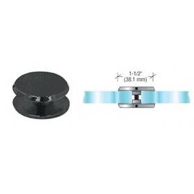 Mc112bl Crl C.r. Laurence Black Anodized Aluminum Mini Mall Front Clamp