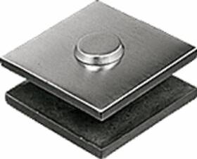 Mfc11 Crl Brushed Stainless Steel 2 In X Square Mall Front Glass Clamp