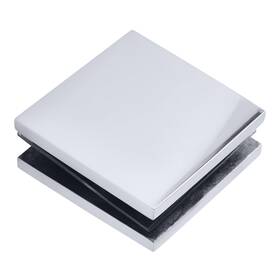 Mfc18 Crl Polished Stainless Steel 2 In X Square Smooth Face Mall Front Glass Cl