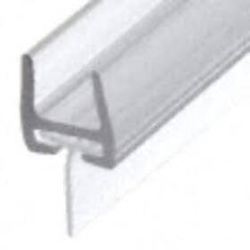 P660br-2 Crl Polycarbonate Bottom Rail With Wipe For 1/2 Inch Glass - 31 In Long