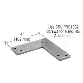 Pfs9bs Crl C.r. Laurence Brushed Stainless 90 Degree Post P-series Fixed Replac