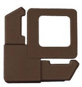 Pl2brz Crl Screen Frame Corner 5/16 Inch Square Cut With Lift Tab Bronze Plastic - 100 Pack