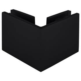 Sgc90mbl Crl Matte Black Square 90 Degree Glass-to-glass Clamp