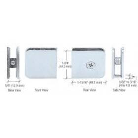 Uc79ch Crl C.r. Laurence Polished Chrome Oversized Fixed Panel U-clamp