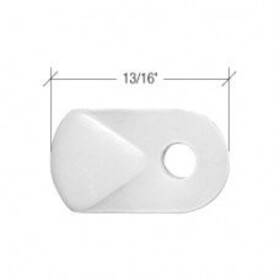 Wsc380 Crl White Nylon Flush Screen Clips - Bulk Package