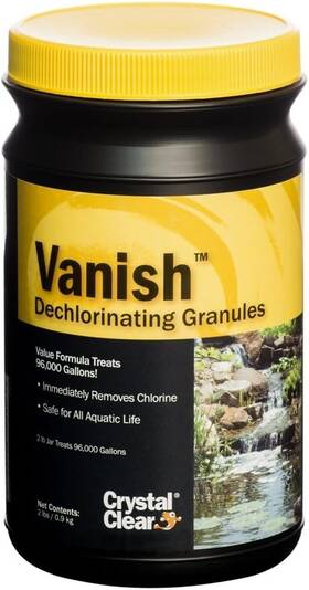 Crystalclear 023796003376 Vanish Dechlorinating Granules - 2 Pounds 96 Treatments Lb