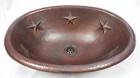 Cs-o-19-di-stars-dd-int Simplycopper Oval Copper Drop In Vessel Vanity Sink 798304147377