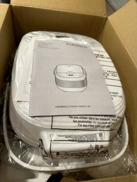 Cr-0605f Cuckoo 6 Cup Uncooked /12 Cooked Electric Rice Cooker White