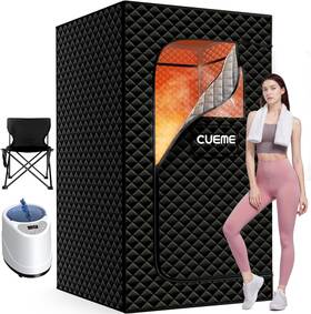 Jlk-178 Cueme Sauna Box Portable Steam For Home With 3l 1200w Black