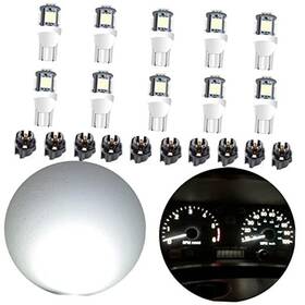1102701 Cusmme 10pack T10 194 168 Led Light Bulb 158 Pc194 161 W5w 147 Instrument Panel Gauge