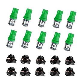 644555 Cusmme 10pack T10 194 168 Led Light Bulb 158 Pc194 Pc195 Pc160 Pc161 Pc168 Instrument