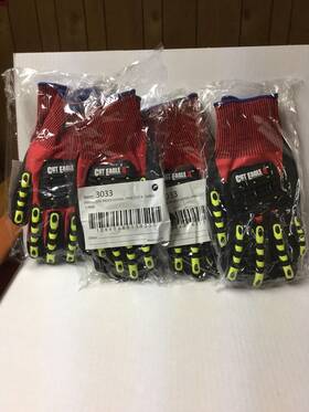 3033 Cut Eagle 4 Professional Hvac And Pipefitters Work Gloves - Size Large
