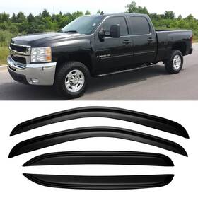 Cvv-005 Cxdar Window Rain Guards For 2007-2013 Chevy Silverado/gmc Sierra 1500/avalanche 0