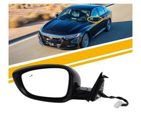 76258-tva-a22 Dasbecan Left Driver Side Door Mirror Compatible With Honda Accord Sport Hybr