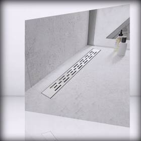 Dddd-33 Elefloom For Linear - Shower Drain 48 Inch With Bar Pa Stainle