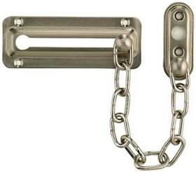 70482 Defiant Satin Nickel Chain Door Guard