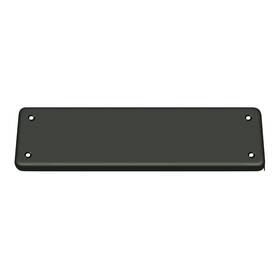 Dashcpu19 Deltana Cover Plate S.b. For Dash95 In Paint Black
