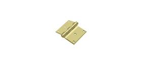 Dhs3035u3 Deltana 3 Inch X 3-1/2 Half Surface Hinge In Polished Brass Pair