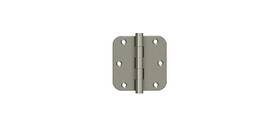 Dsb35r510wl-r Deltana 3-1/2 Inch X 5/8 Radius Hinges White Light