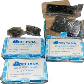 Dsb4nb10b Deltana 4 Inch X Bb/nrp Solid Brass Bronze/black Lot Pairs