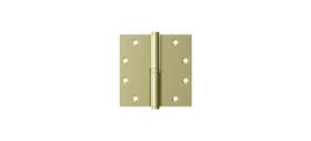 Dsblo453unl-lh Deltana 4.5 Inch X Hinge In Unlacquered Brass