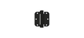Dsh35r51b Deltana 3-1/2 Inch X 5/8 Spring Hinge In Paint Black
