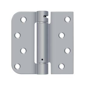 Dsh4sr526d-lh Deltana 4 Inch X 5/8 Sq Spring Hinge Ul Listed In Brushed Chrome