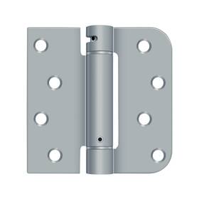 Dsh4sr526d-rh Deltana 4 Inch X 5/8 Sq Spring Hinge Ul Listed In Brushed Chrome