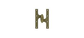 Ok6040b5-r Deltana 6 Inch X 4 Hinge Antique Brass Finish