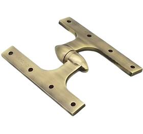 Ok6050b5-r Deltana New Solid Brass 6 Inch X 5 Right Olive Hinge With Ball Bearing