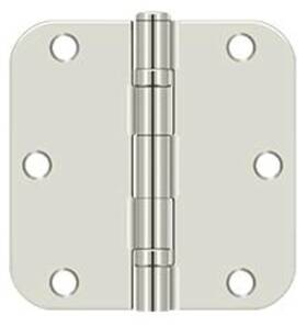 S35r5bb14 Deltana 3.5 Inch X 5/8 Radius Corners Mortise Hinge -polished Nickel